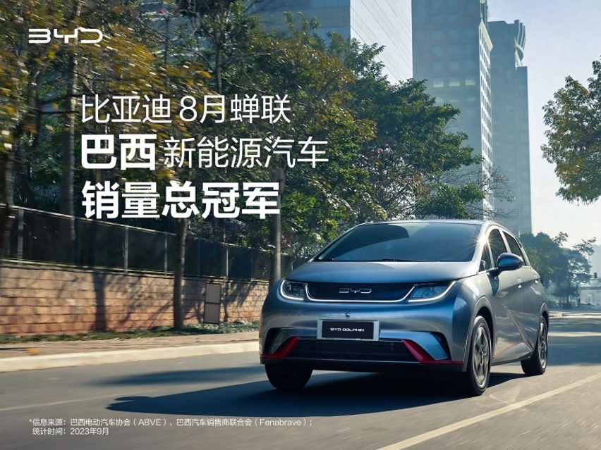 8月份比亚迪在全球卖了多少新能源车？销量之外还有些有趣的东西