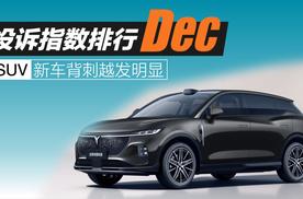 2025年12月SUV投诉指数排行：新车背刺越发明显