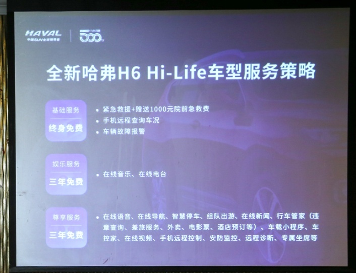 12.1万起，全新哈弗H6 Hi-Life上市，为“智慧大脑