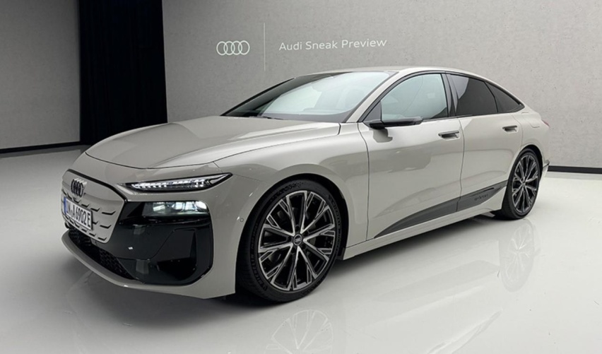 2025款奥迪A6，PPE新平台，电子后视镜，标配100度电池