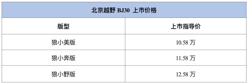 10万出头买硬派越野标杆，BJ30硬核上市！