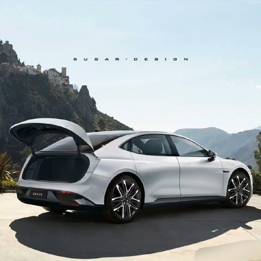 极氪第四款新车，外观个性十足，特斯拉Model3要难过了？