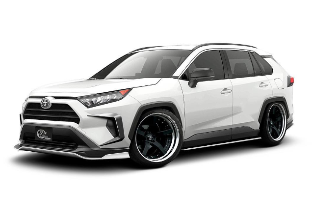 丰田RAV4改装，低趴加四出，你喜欢吗？