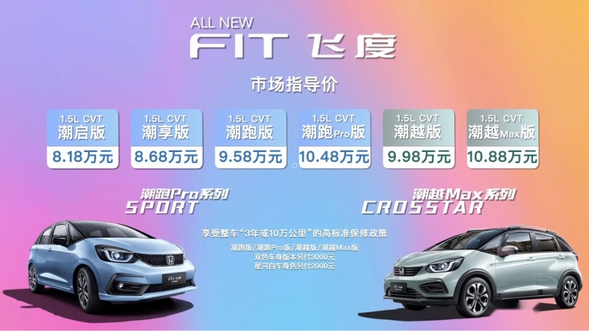 8.18万起，第四代飞度上市，搭1.5L四缸动力的保值神器