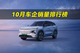 吉利猛追比亚迪 10月车企销量排行榜出炉