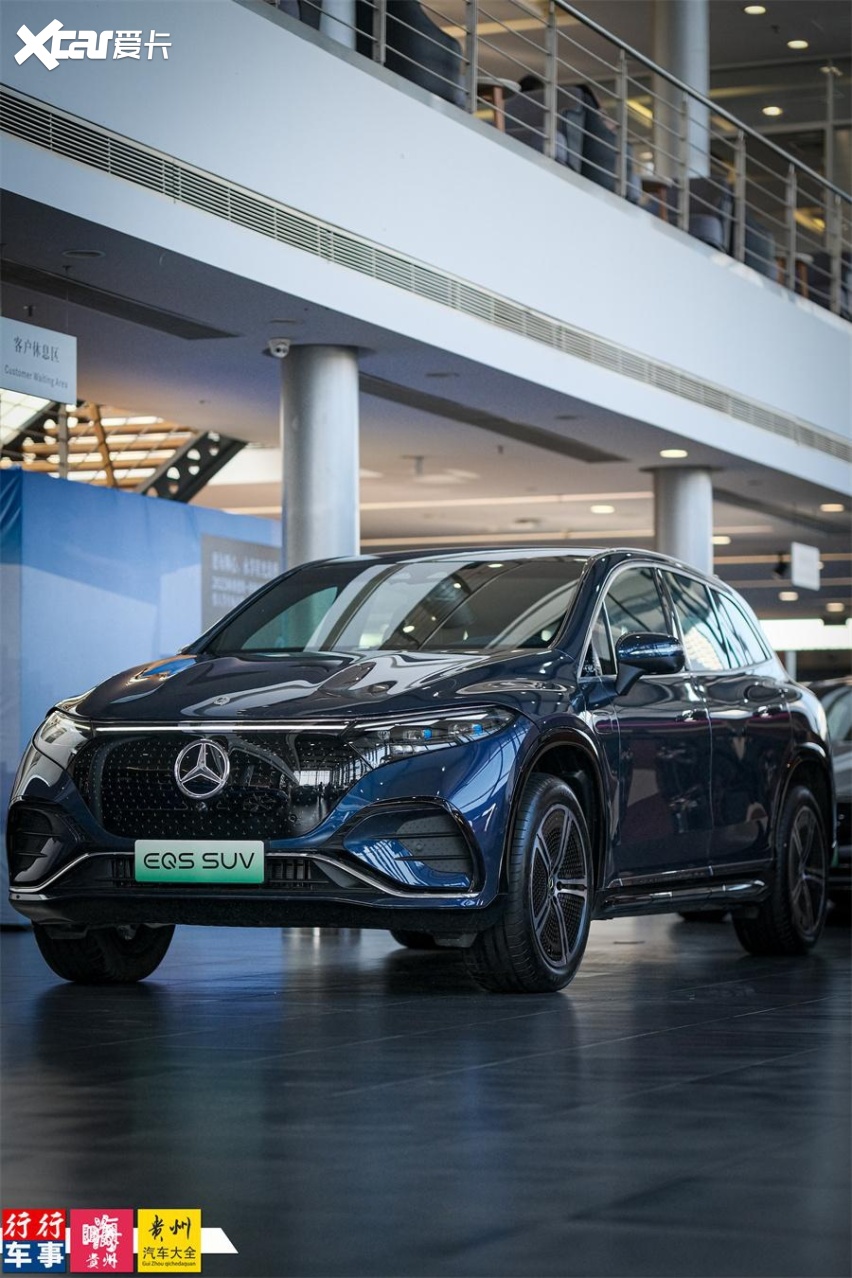 豪华纯电suv新享受|奔驰eqs suv 450 贵阳到店实拍