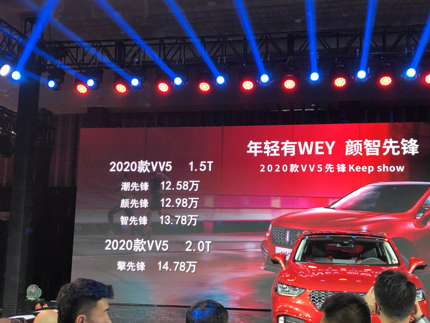 12.58万起 新WEY VV5能否成为“年轻化”新宠？