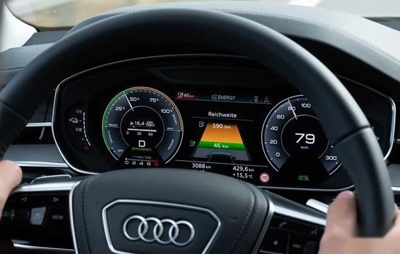 奥迪A8L 60TFSIe国内路试，搭3.0T+电机系统