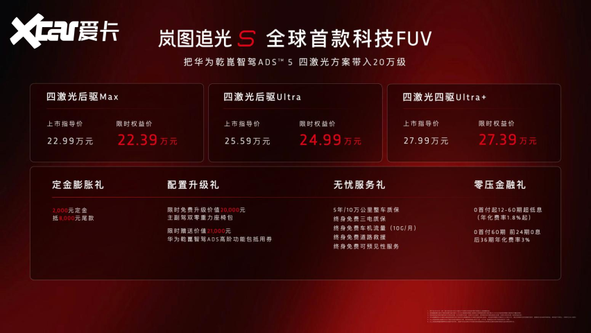 杨洋亲测不想下车！ 岚图追光S限时权益价仅22.39万元起