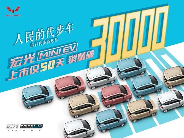 50天销量破3万，宏光MINI EV被捧成新能源“人气王”