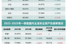 全球车企财报透视 中国车企财务表现更显稳健