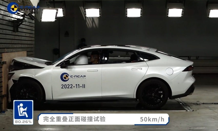 长安UNI-V C-NCAP碰撞测试无缘五星，大灯照明范围不足拉低总分