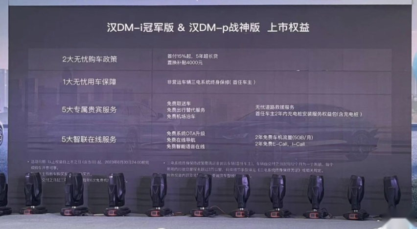 比亚迪汉DM-i冠军版、汉DM-p战神版长春上市开售