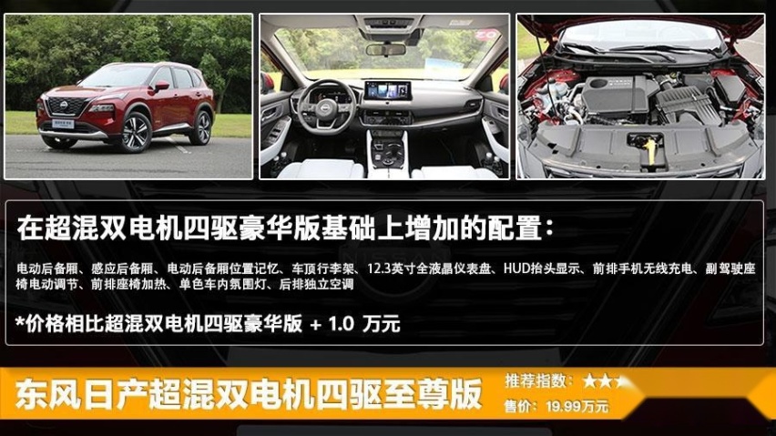 东风日产超混电驱奇骏上市 售18.99万起，两款车型怎么选更划算？