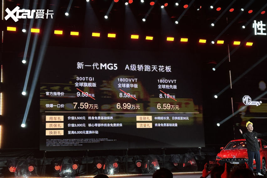 限时价6.59万元起，全新一代MG5上演亲民之选