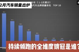 1-2月汽车销量出炉 持续领跑的全维度销冠是谁？比亚迪又赢麻了