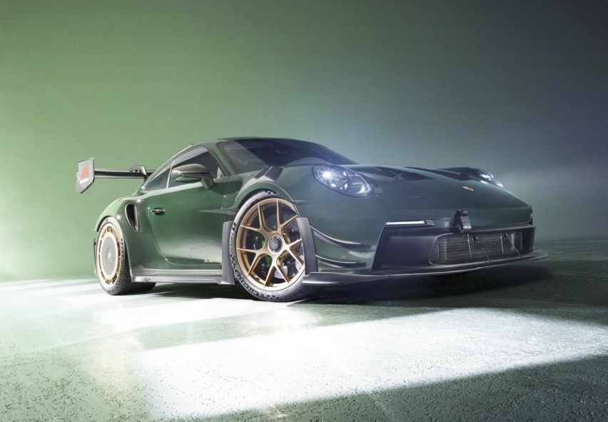Manthey保时捷911 GT3 RS，带鲨鱼鳍的911，纽北比原版