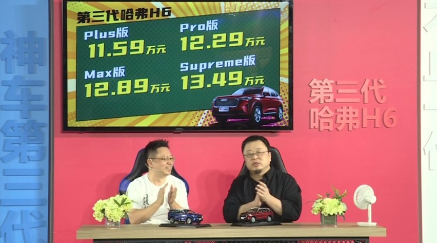 哈弗第三代H6正式上市，售价11.59万元起
