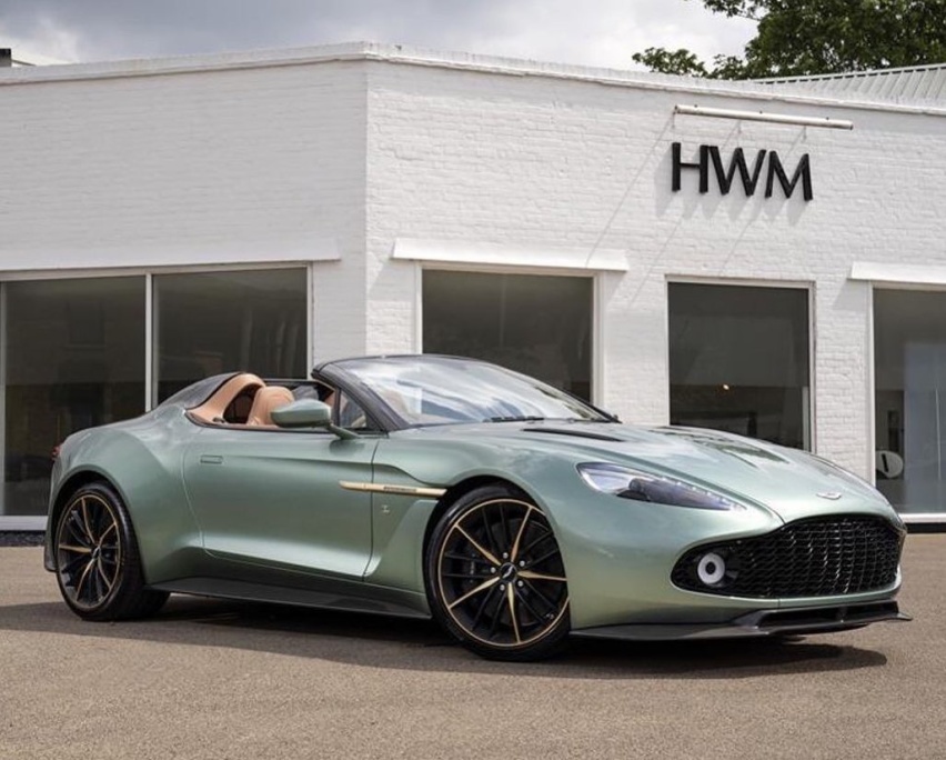 阿斯顿·马丁Vanquish Zagato敞篷版实车 优雅的