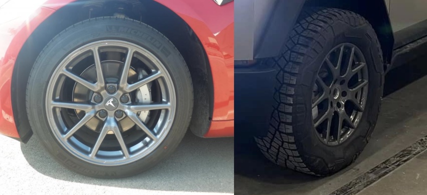 特斯拉Cybertruck量产版曝光 增加后视镜，轮圈像Model 3，回本利器