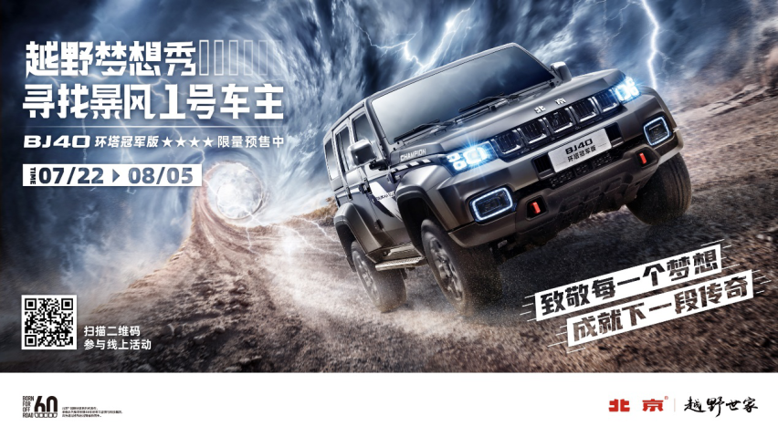 ​新手？老炮？逐梦人？快来看看全新BJ40环塔冠军版的“越野梦想秀”