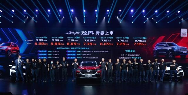 凯翼炫界起价5.39万，七款车型油耗最高7.5升，选手动还是