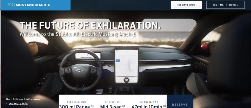 福特Mustang 电动版信息泄漏续航近480公里性能版本破