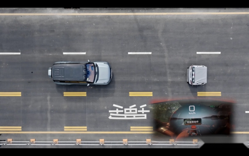 比亚迪AEB有多厉害？仰望U8测试车时速130km/h主动刹停