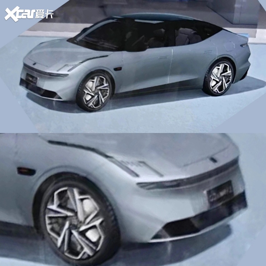 领克zero实车现身,帅气不输路特斯繁花,配双腔空悬 后轮转向