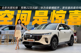 全新岚图知音：预售22万元起，华为全家桶配齐，更惊喜的是空间！