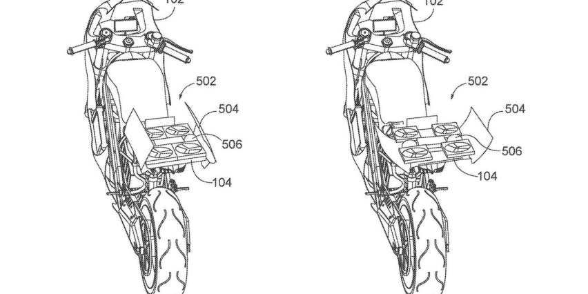 电动摩托车与无人机的结合，本田全新专利曝光