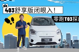 代步神器零跑T03怎么选？403舒享版最合适？