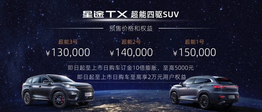 星途LX凡尔赛版正式上市 售价11.99-13.99万元