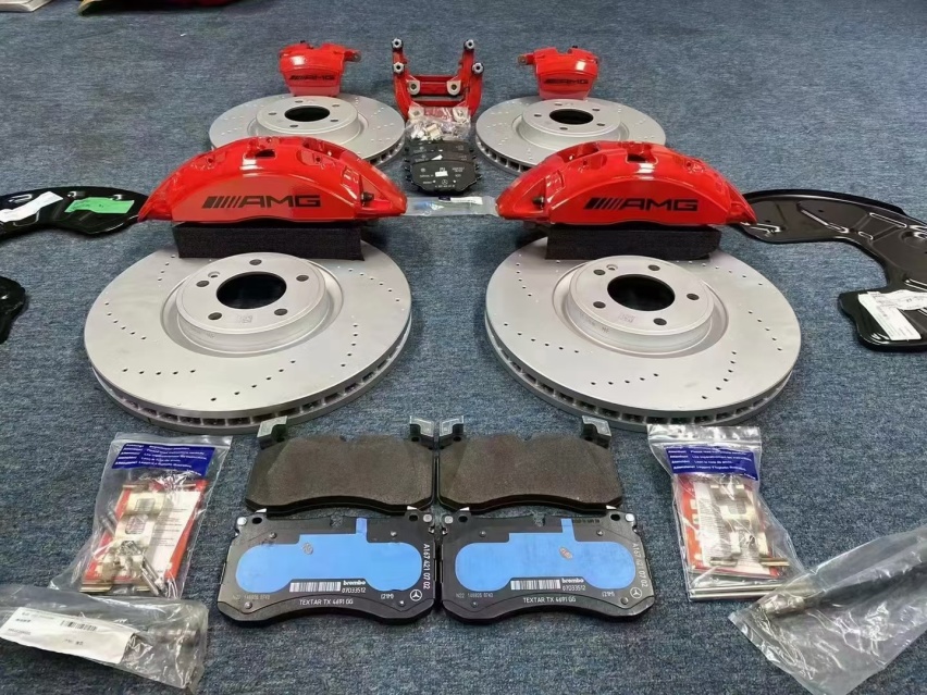 奔驰G350/G500升级改装G63原厂红色AMG6活塞刹车代理批发