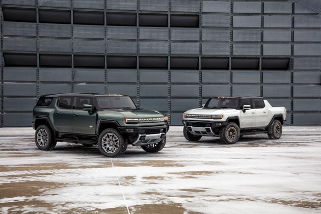 HUMMER EV SUV正式发布 预计于2023年初生产