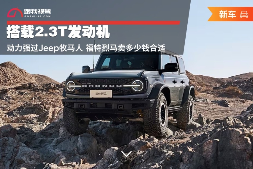 搭载2.3T发动机 动力强过Jeep牧马人 福特烈马卖多少钱合适