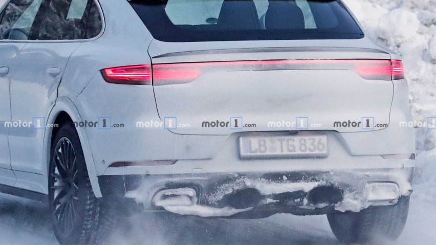 排气孔泄密，保时捷Cayenne Coupe GT曝光