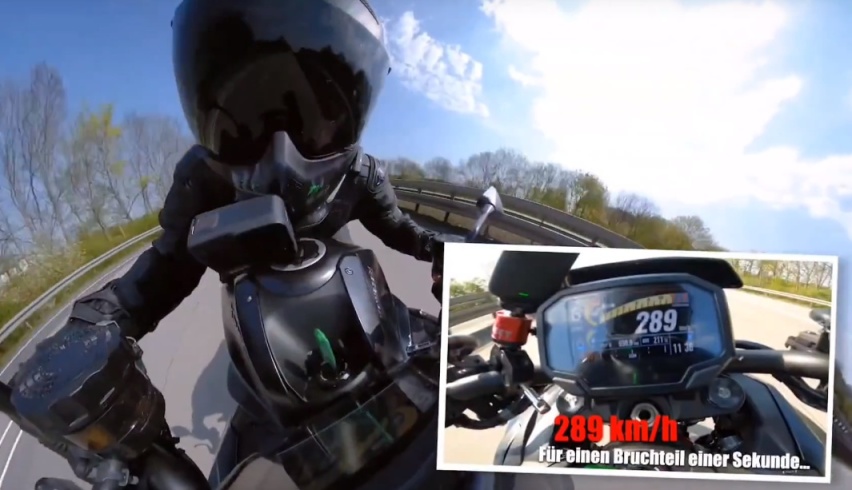 川崎Z H2性能测试曝光 极速达到289km/h堪比同级仿赛