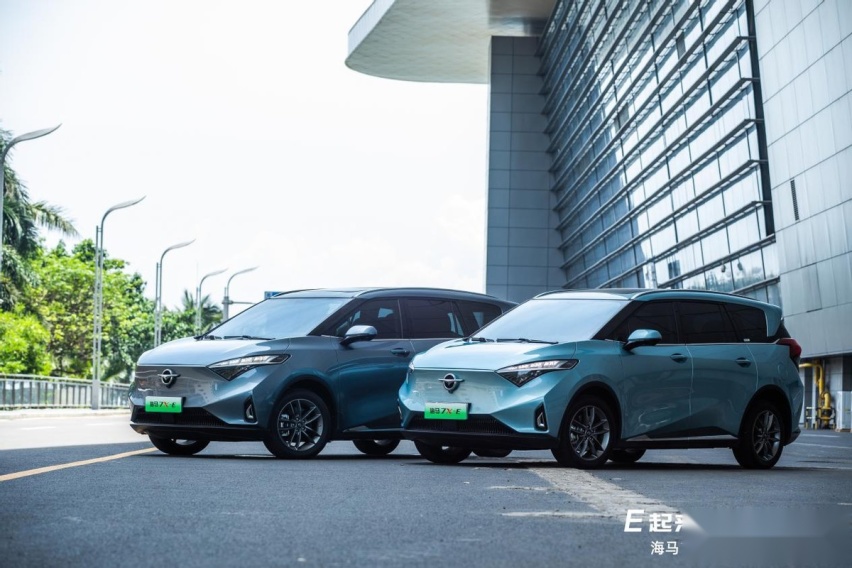 适合家商两用 试驾纯电新能源MPV海马7X-E