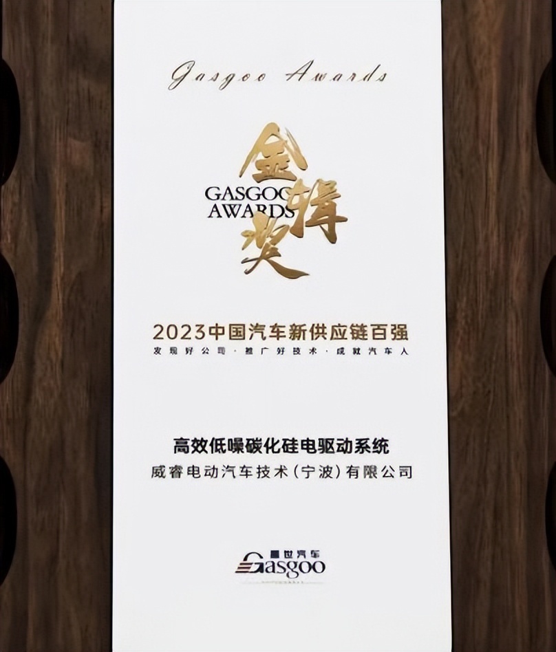 装机量排名第八，2023年威睿电驱系统增速超大盘两倍！