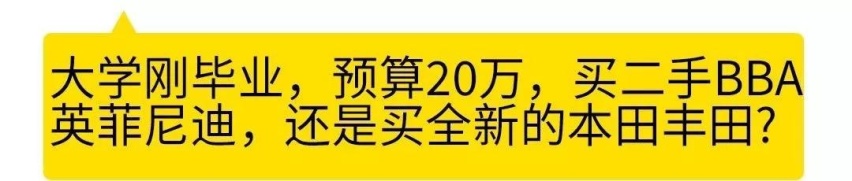 让老婆变女神的车？20万选BBA还是日系？