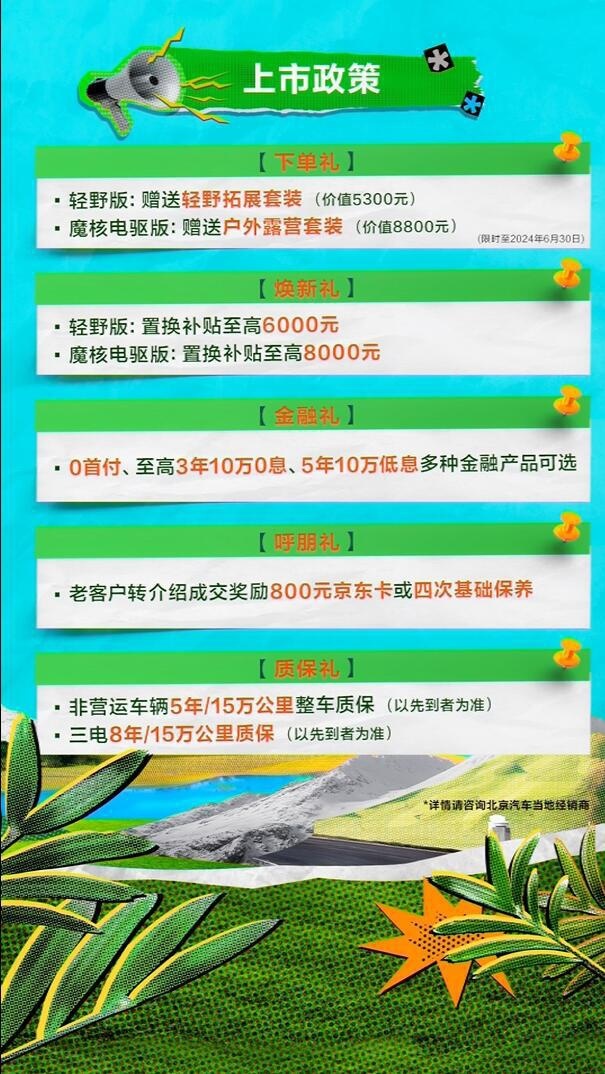 可城可野 全新北京BJ30正式上市售价9.99-13.69万
