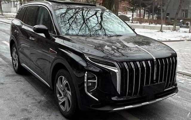 全新中大型SUV—红旗HS6申报图 外观庄严大气