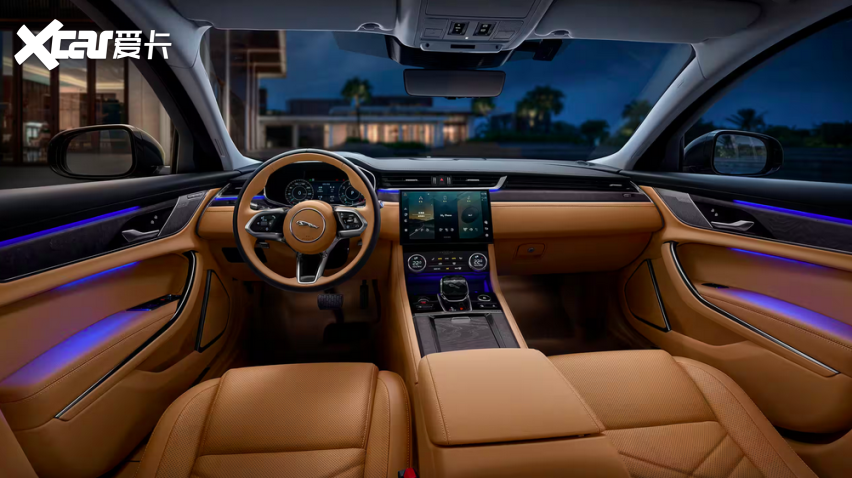 英伦优雅不止于外观,内饰同样精彩出众,捷豹xfl全系标配12.