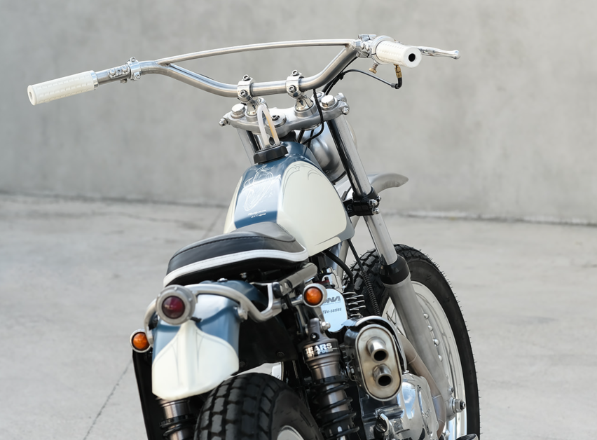 台湾机车改装分享：光阳KTR 150变身Scrambler风格，颇有艺