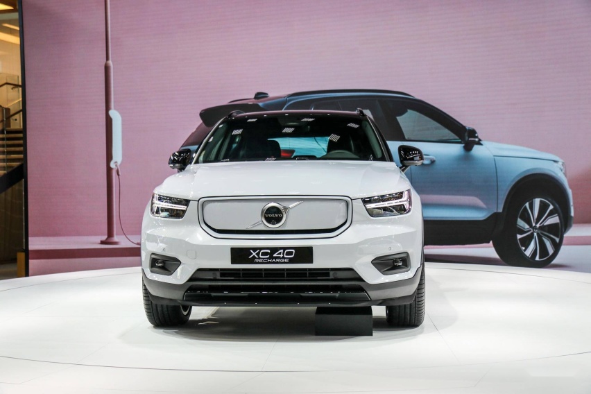 2020 北京车展实拍沃尔沃XC40 RECHARGE