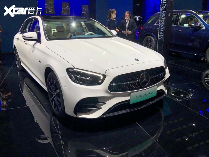 扭矩全系最强纯电续航120km新款奔驰e350el上市