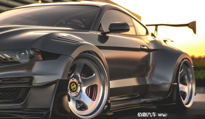 福特野马Shelby Super Snake渲染图.png