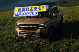最贵自主皮卡？快评纵横F700：身板比山海炮大，值不值？