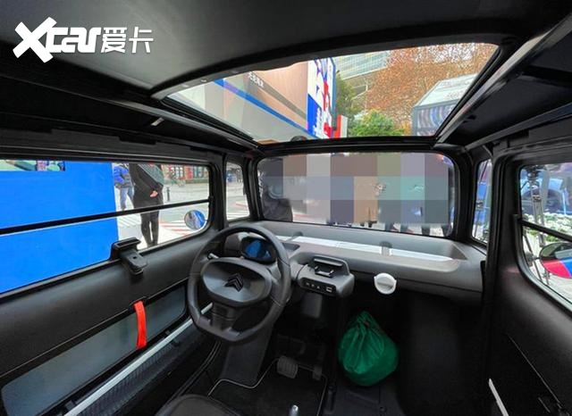 很适合城市代步雪铁龙ami实车外观比奔驰smart更迷人